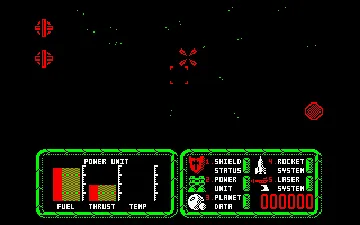 Battle Of The Planets (UK) (1986) screen shot game playing